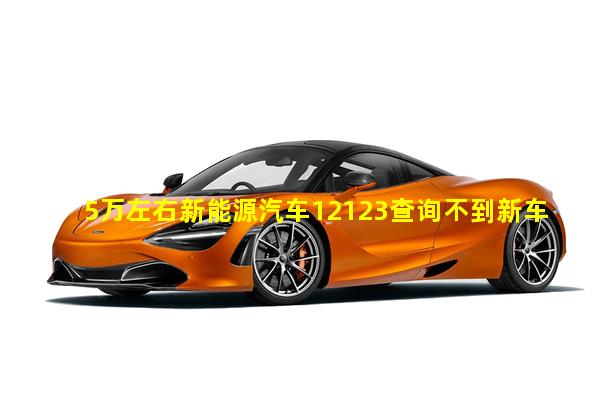 5万左右新能源汽车12123查询不到新车信息怎么回事懂车帝汽车报价